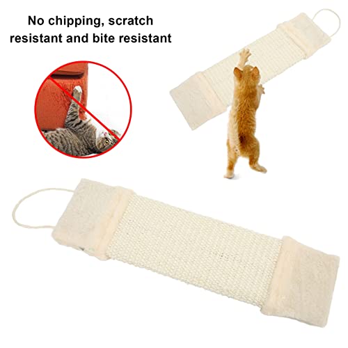 bizofft Rascador Colgante para Gatos, Poste rascador Conveniente para Colgar alfombras de Gatos al Aire Libre para Amigos al Aire Libre