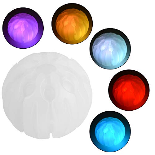 bizofft Suministros para Cachorros Resistentes al Desgaste Pelota de Entrenamiento de Resistencia a Las mordeduras, Juguetes LED de Colores para Cachorros, Resistentes a Las mordeduras para Perros