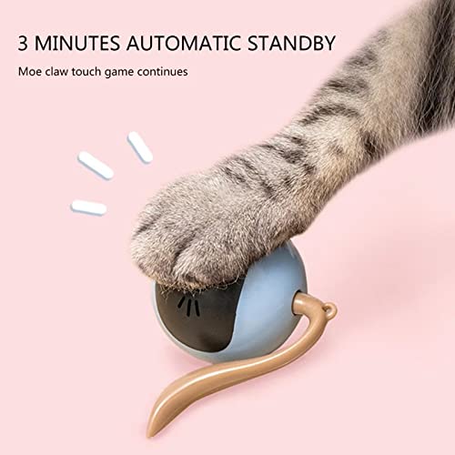 Bola mágica del juguete del gato, palo eléctrico inteligente del gato, bola del juguete que se autocura, carga inteligente eléctrica del animal doméstico del juguete del gato