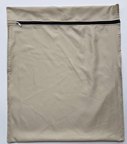 Bolsa de Lavandería para Mascotas, Bolsa de Lavandería con Cremallera, Bolsa de Lavandería para Mascotas para Perros, Gatos, Ropa de Cama para Mascotas, Mantas,Beige