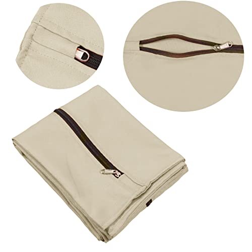 Bolsa de Lavandería para Mascotas, Bolsa de Lavandería con Cremallera, Bolsa de Lavandería para Mascotas para Perros, Gatos, Ropa de Cama para Mascotas, Mantas,Beige
