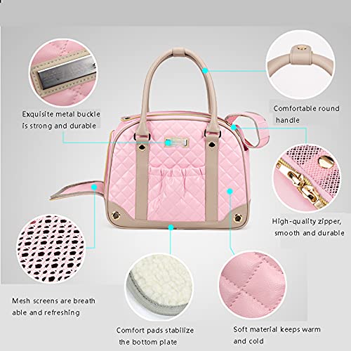 Bolsa para Mascotas Bolso Portador, Bolsas de Lona aprobadas por la aerolínea, Bolso portátil de Viajes para Mascotas para Perros pequeños, Gatos y Cachorros, Animales pequeños Jaula para Mascotas