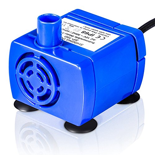 Bomba de agua eléctrica sumergible silenciosa de nueva generación Cable largo de 5.9 pies Bajo consumo de energía Mo