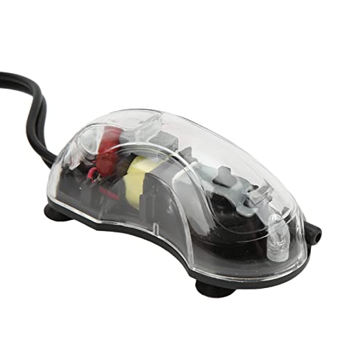 Bomba de Aire de Oxígeno para Peces, Bomba de Aireador de Aire Ultra Silenciosa de 200 Ml/Min para Jardines de Agua de Estanque de Acuario