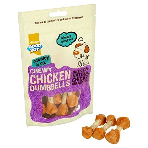 Bon Niño - Mancuernas de pollo de goma (100 g, 6 unidades)