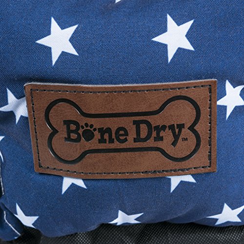 Bone Dry DII Hueso seco Estrellas y Rayas Americana Cama para Mascotas para Perros y Gatos