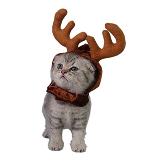Bonitos Disfraces De Gato De Navidad, Tocado para Perro, Gato, Mascota, Diadema De Navidad, Sombrero, Disfraz De Cachorro, Accesorios Navideños