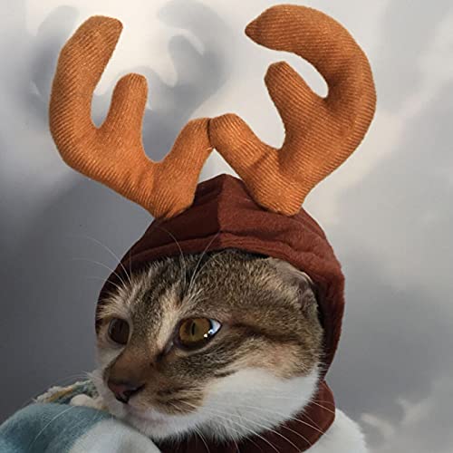 Bonitos Disfraces De Gato De Navidad, Tocado para Perro, Gato, Mascota, Diadema De Navidad, Sombrero, Disfraz De Cachorro, Accesorios Navideños