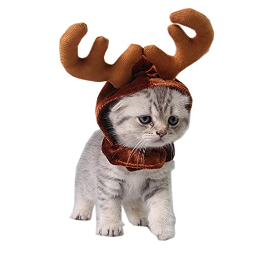 Bonitos Disfraces De Gato De Navidad, Tocado para Perro, Gato, Mascota, Diadema De Navidad, Sombrero, Disfraz De Cachorro, Accesorios Navideños