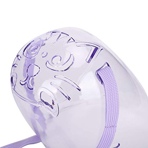 Bozal para Gato, Juego de Bozal Transparente para Gato, Mascarilla Facial para Gato, Transpirable, Duradero, Elegante, con Patrón de Gato, Diseño Hueco para Evitar que Muerda a una Mascota