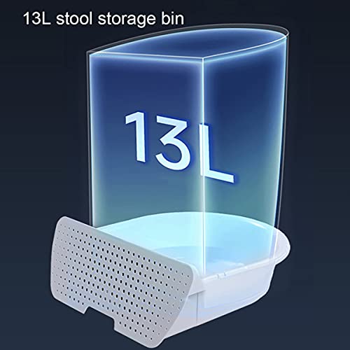 BrightFootBook Caja De Arena para Gatos Cerrada Inteligente, Limpieza Automática, Antisalpicaduras, Máquina para Palear Caca De Gatito