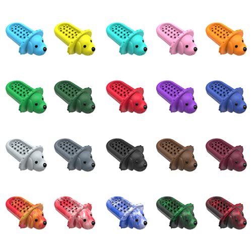 BUOUED Suministros para mascotas perro lamiendo estera de perro cajón de perro alivio congestionado perro masticar juguete limpieza dientes interactivo molar Rod