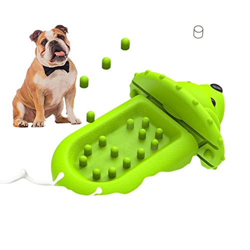 BUOUED Suministros para mascotas perro lamiendo estera de perro cajón de perro alivio congestionado perro masticar juguete limpieza dientes interactivo molar Rod