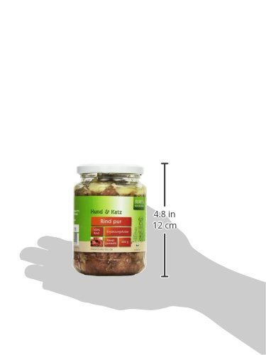 Burk 's Vacuno Pur Bio Forro de Gatos y Perros, 6 Unidades (6 x 320 g)