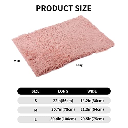 BVAGSS Alfombra Manta Suave y Linda Warm Manta Lavable para Gatos y Perros XH025 (M, Pink)