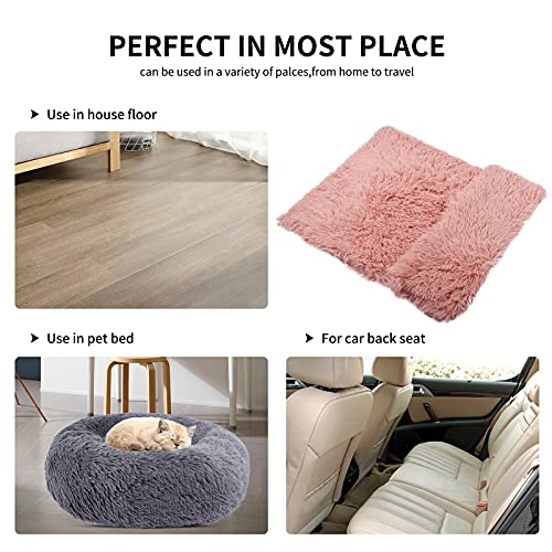 BVAGSS Alfombra Manta Suave y Linda Warm Manta Lavable para Gatos y Perros XH025 (M, Pink)