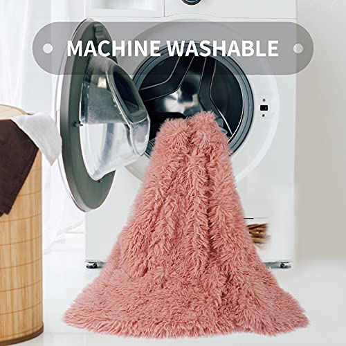 BVAGSS Alfombra Manta Suave y Linda Warm Manta Lavable para Gatos y Perros XH025 (M, Pink)