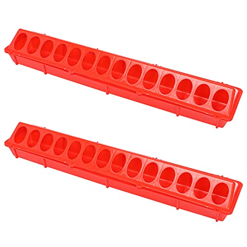 cabilock 2 Pzas Comedero para Palomas Bebederos con Ranura para Palomas Comedero para Aves Comedero para Aves Dispensador de Alimentos Cajas para Codornices Pollo Pato