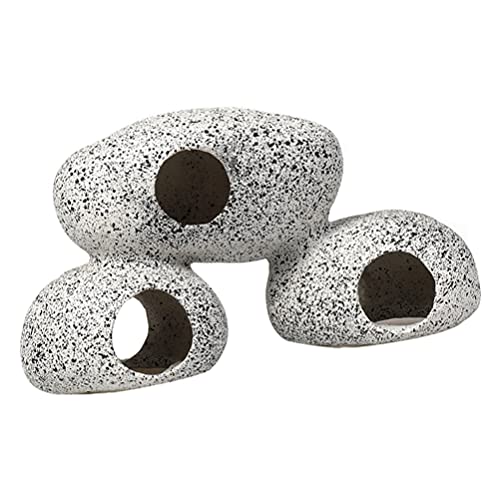 Cabilock Decoración de Acuario Carcasas de de Cerámica para Camarones Refugio de Tubo de Cría de Camarones Tubo de Cría de Camarones Refugio de Peces de Cueva para Betta Pequeños
