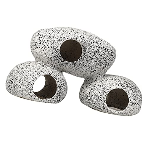 Cabilock Decoración de Acuario Carcasas de de Cerámica para Camarones Refugio de Tubo de Cría de Camarones Tubo de Cría de Camarones Refugio de Peces de Cueva para Betta Pequeños
