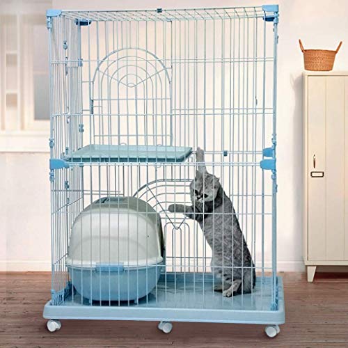Caja de arena para gatos Arena for gatos mascotas gato de la caja de arena grande Cuenca Media Un totalmente cerrado arena for gatos Cat Box excrementos del gato WC Prevención de derrames caja de aren
