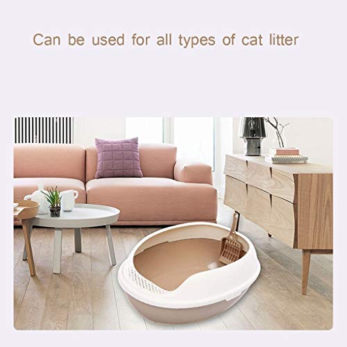 Caja de arena para gatos Creativo con forma de huevo Arena for gatos Personalidad Gran espacio for arena for gatos Hogar al aire libre Gato for ir al baño Muebles de caja de arena para gatos