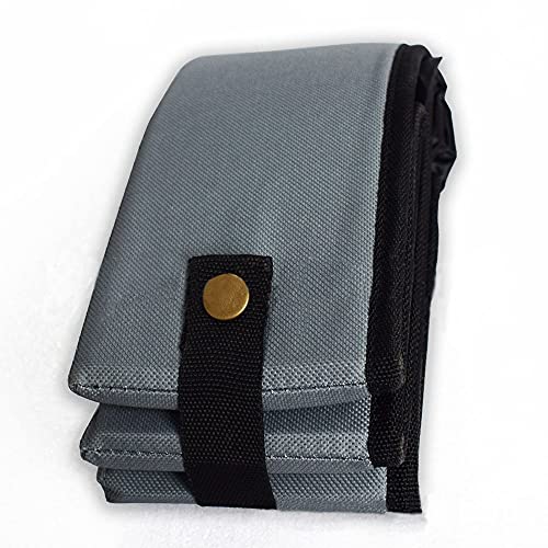 Caja de Arena Plegable para Gatos, Aseo Portátil para Gatos, Caja de Arena para Gatos Plegable, Bandeja de Arena para Gatos Plegable, para Viajes, Exteriores, Parque, Hogar (Gris)