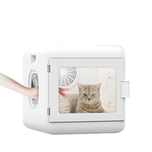 Caja De Secado De Mascotas, Casa Secadora para Perros Y Gatos, Artefacto De Secado por Soplado para Baño De Mascotas, Adecuado para Gatos Y Perros Pequeños Teddy, Corgi, Pomeranian