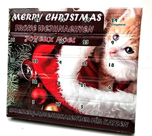 Calendario de adviento para gatos Juguete para gato Navidad