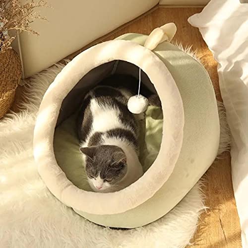 Cálida cesta para mascotas Cojín acogedor para tumbonas para gatitos Tienda de campaña para gatos Tienda de campaña para perros pequeños y muy suaves Bolsa para camas lavables para gatos de la cueva