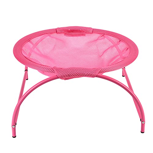 Cama Colgante para Gatos, Hamaca Suave para Gatos, Lavable a Máquina, Desmontable para el Hogar para Tienda de Mascotas(Rosado)