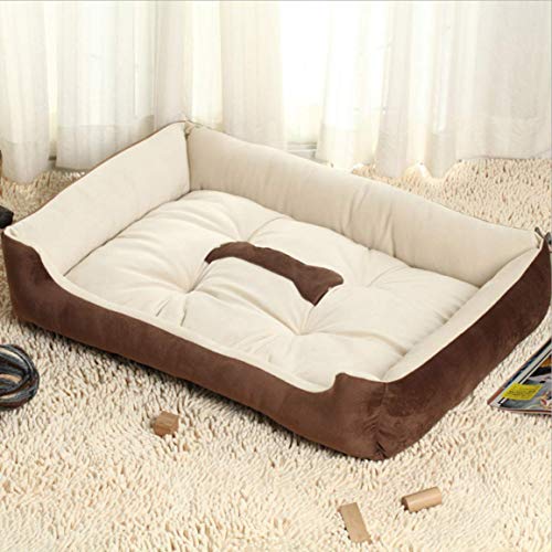 Cama de perro Anjing lavable para gatos Cama para mascotas pequeña cama colchón almohada cojín suave cálido Prime algodón cama