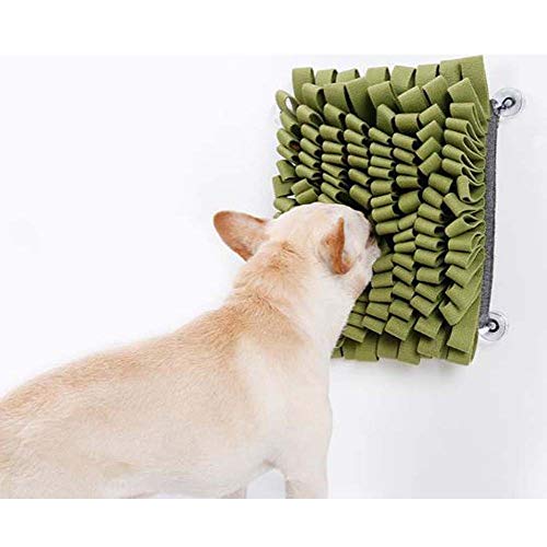 Cama de perro MGWA (Brown) Anti-sniffing Almohadilla De Mordedura De Perro Lento Manta Plato De Comida De Algodón Con Los Gatos Domésticos Y Perros Olfateando La Formación De Los Juguetes Educativos 2