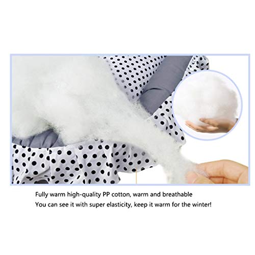 Cama para mascotas Puppy Princess Tent Bed House para la cama de mascota de verano lavable Cat Pase de acceso para mascotas Cojín de la esterilla de la herbina de la perrera para un perro medio pequeñ