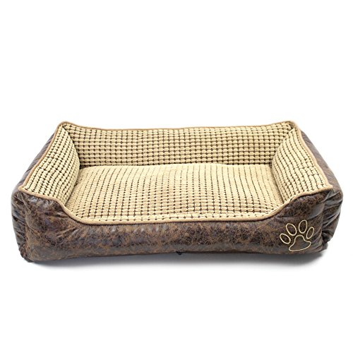 Cama para mascotas/perrera extraíble/perro mediano almohadilla para perro pequeña/suministros para mascotas (90 * 70 * 25 cm)