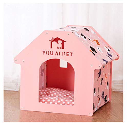Cama para Perro Extraíble de madera cama del perro casero camas casa del animal doméstico del perro del gato del perro de habitaciones camas de lujo del amortiguador del sofá del perrito Pet Products