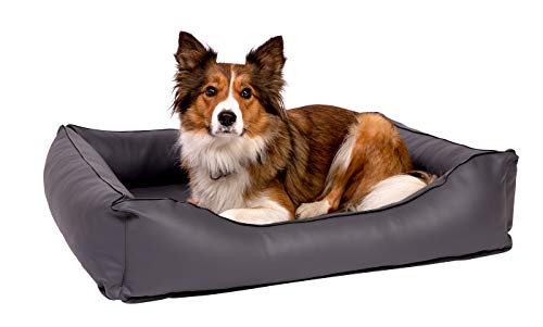 Cama para perros Paco de Copcopet, de piel sintética