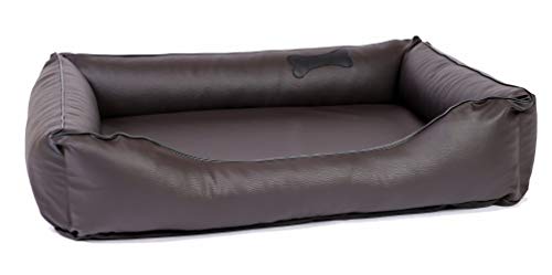 Cama para perros Paco de Copcopet, de piel sintética