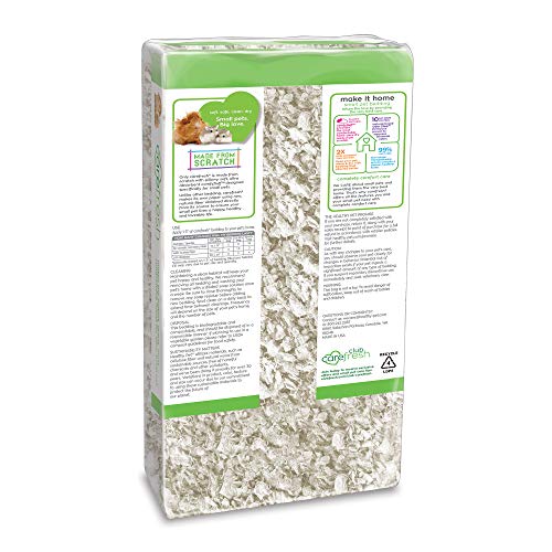 Carefresh 99% de Papel Natural Blanco sin Polvo para Mascotas con Control de Olor, 10 L