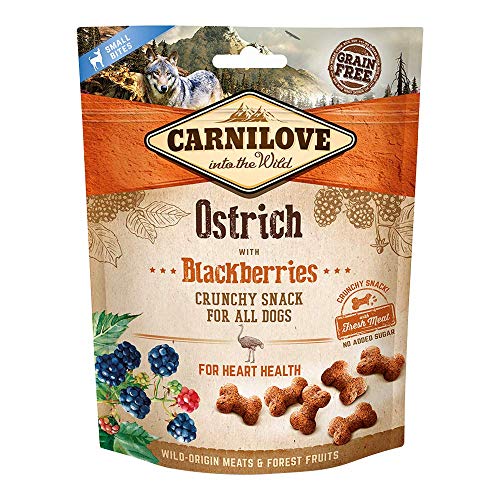 Carnilove Carnilove Crunchy Snack Ostrich & Blackberries, Premios Para Perro, 200g - 200 gr