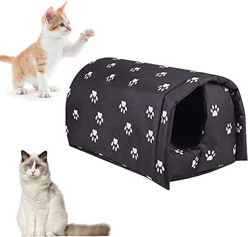 Casa De Gatos para Gatos Al Aire Libre En Invierno, Refugio De Gatos Callejeros, Casa De Mascotas para Gatitos, Y Perros Pequeños, Casa De Gato A Prueba De Intemperie A Prueba De Intemperie.