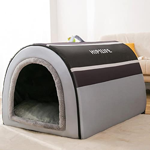 Casa De Invierno Para Perros, Casa De Invierno Para Mascotas, Interior, Casa De Perro Grande De Invierno Cálido, Cueva Extraíble Y Lavable
