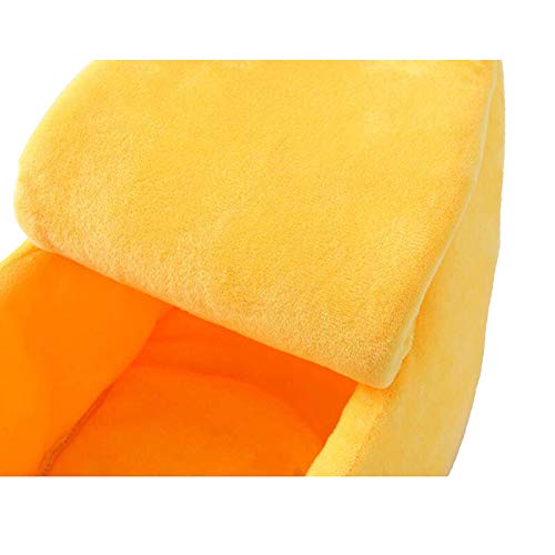 Casa linda de la cama del gato del plátano cama suave del abrazo del gato de la cama del animal doméstico suministros encantadores del animal doméstico,S