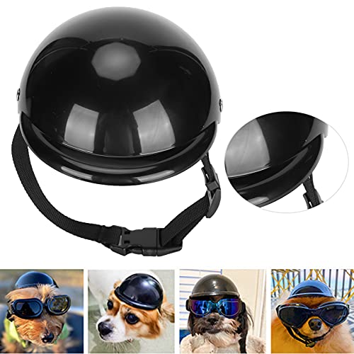 Casco para Mascotas, Juguete para Mascotas ProtectHat Casco para Perros Casco para Motocicleta para Perros Disfrutando del Casco para Montar en Mascotas con 1 X Casco para Mascotas para(M)