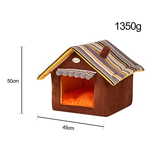 Caseta Para Perros, Caseta Para Mascotas Al Aire Libre, Perrera Para Perros Exterior Cálido Casa De Perro Interior Impermeable, Casa Para Gatos Calentita, Casa Para Animales En Interiores Y Exteriores
