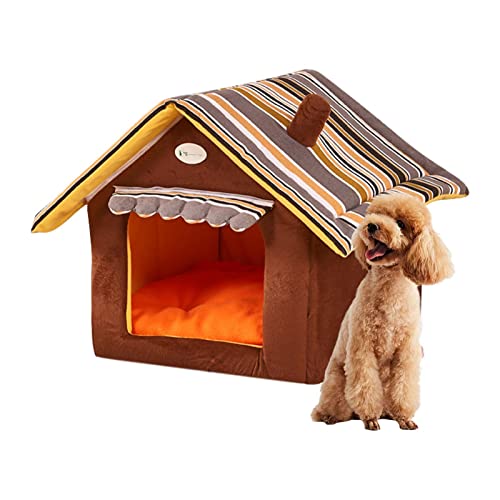 Caseta Para Perros, Caseta Para Mascotas Al Aire Libre, Perrera Para Perros Exterior Cálido Casa De Perro Interior Impermeable, Casa Para Gatos Calentita, Casa Para Animales En Interiores Y Exteriores