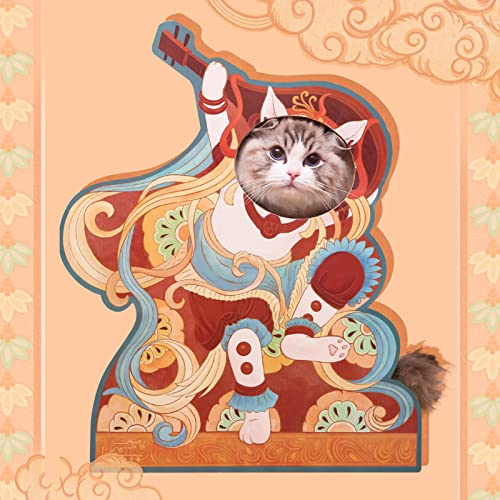 Cat House Cama para gatos, Juguete de entrenamiento para gatos, Rascador para gatos, Cartón duradero para rascar gatos, Protección de muebles, Cartón reciclable Cat Lounge, Almohadilla para rascar cor