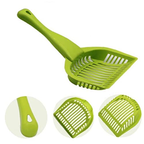 Catarata Basura Scoop Plastic Kitty Scoop Scoop Pey Litter Shovel Pet Pet Cat Litter Sifter para Limpieza del Inodoro del Gato