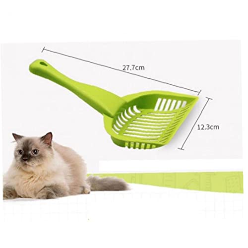 Catarata Basura Scoop Plastic Kitty Scoop Scoop Pey Litter Shovel Pet Pet Cat Litter Sifter para Limpieza del Inodoro del Gato