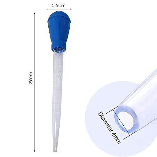 CENPEK 2 unids manual tanque de pescado cambiador de agua 30 ml acuario cuentagotas acuario limpio pipeta tanque de pescado limpieza removedor de residuos acuario grava limpieza paja